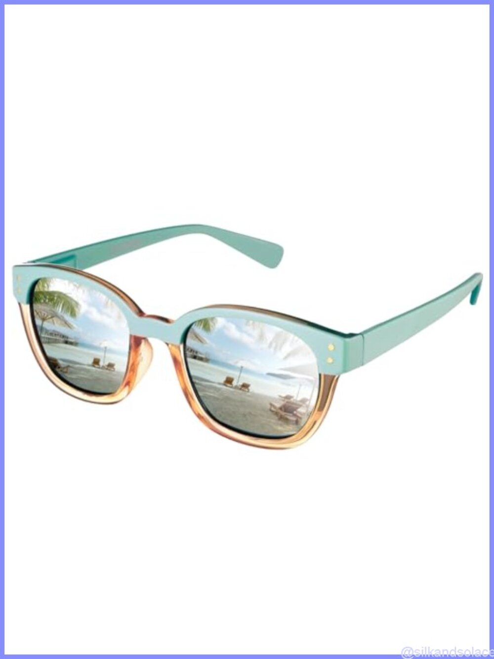 Polarized Sunglasses for Women Retro Square Flex Hinges UV400 Protection